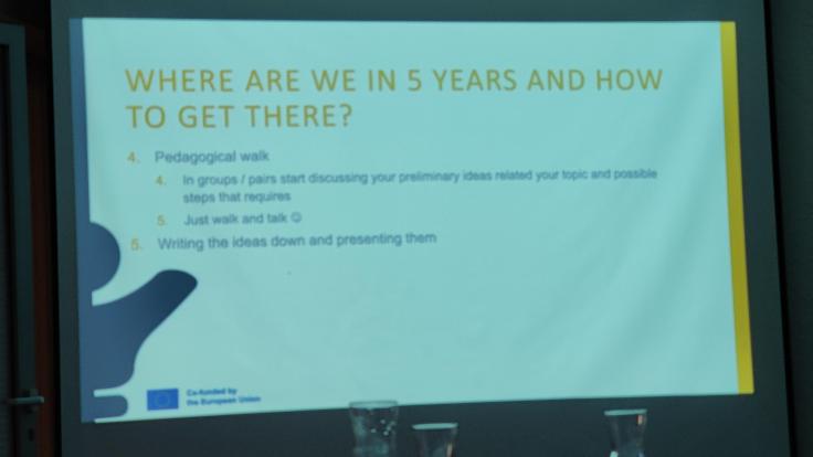 Diakuva, jossa hanketoimijoita pyydetään laatimaan viiden vuoden visio.