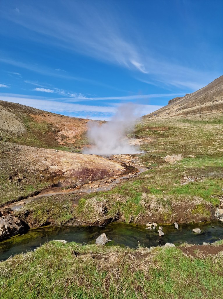Steaming natural pool