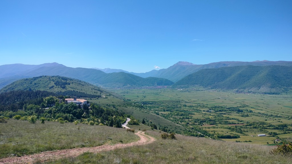 View form the top of Avezzanos mountain.