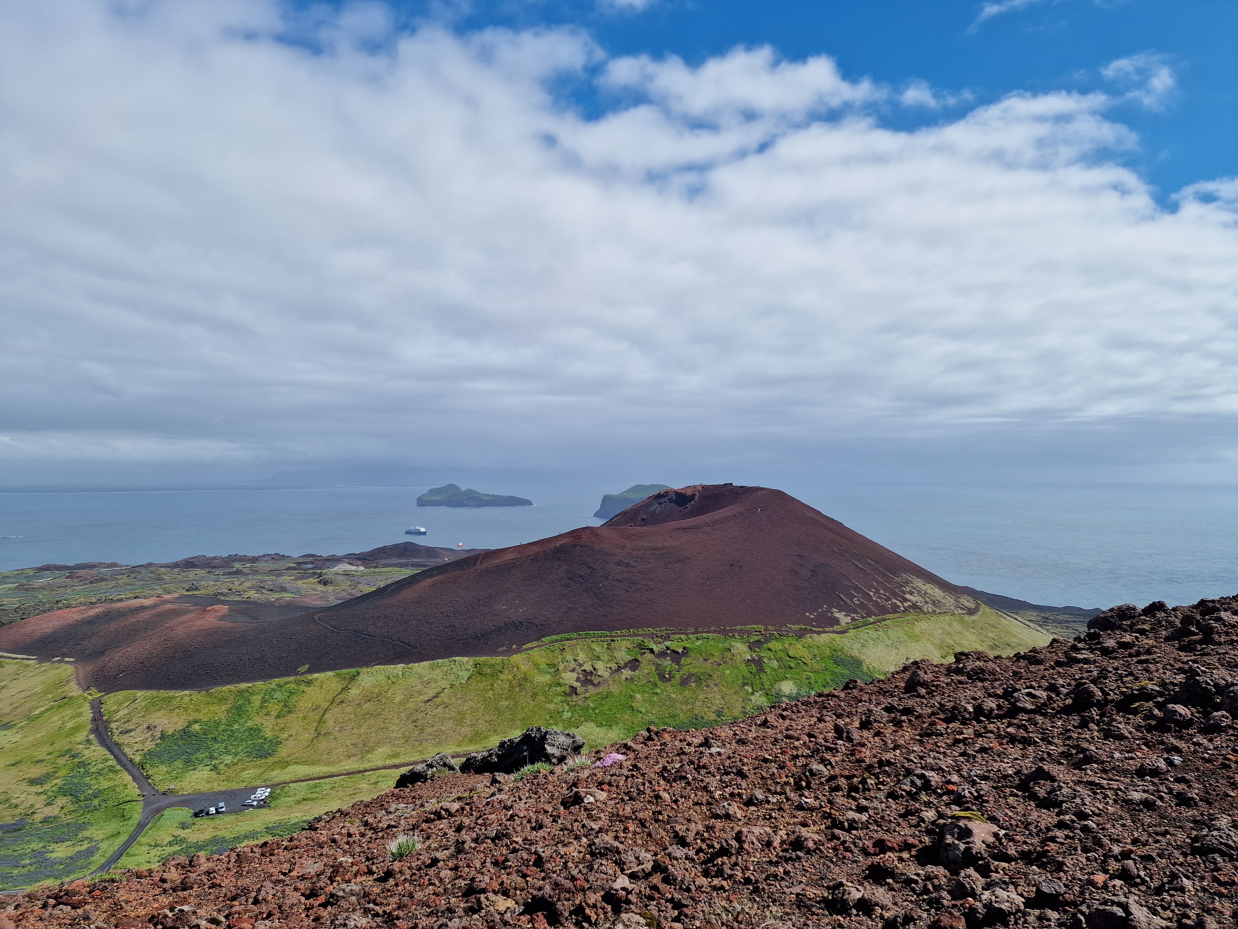 Photo from atop of mount Helgafell