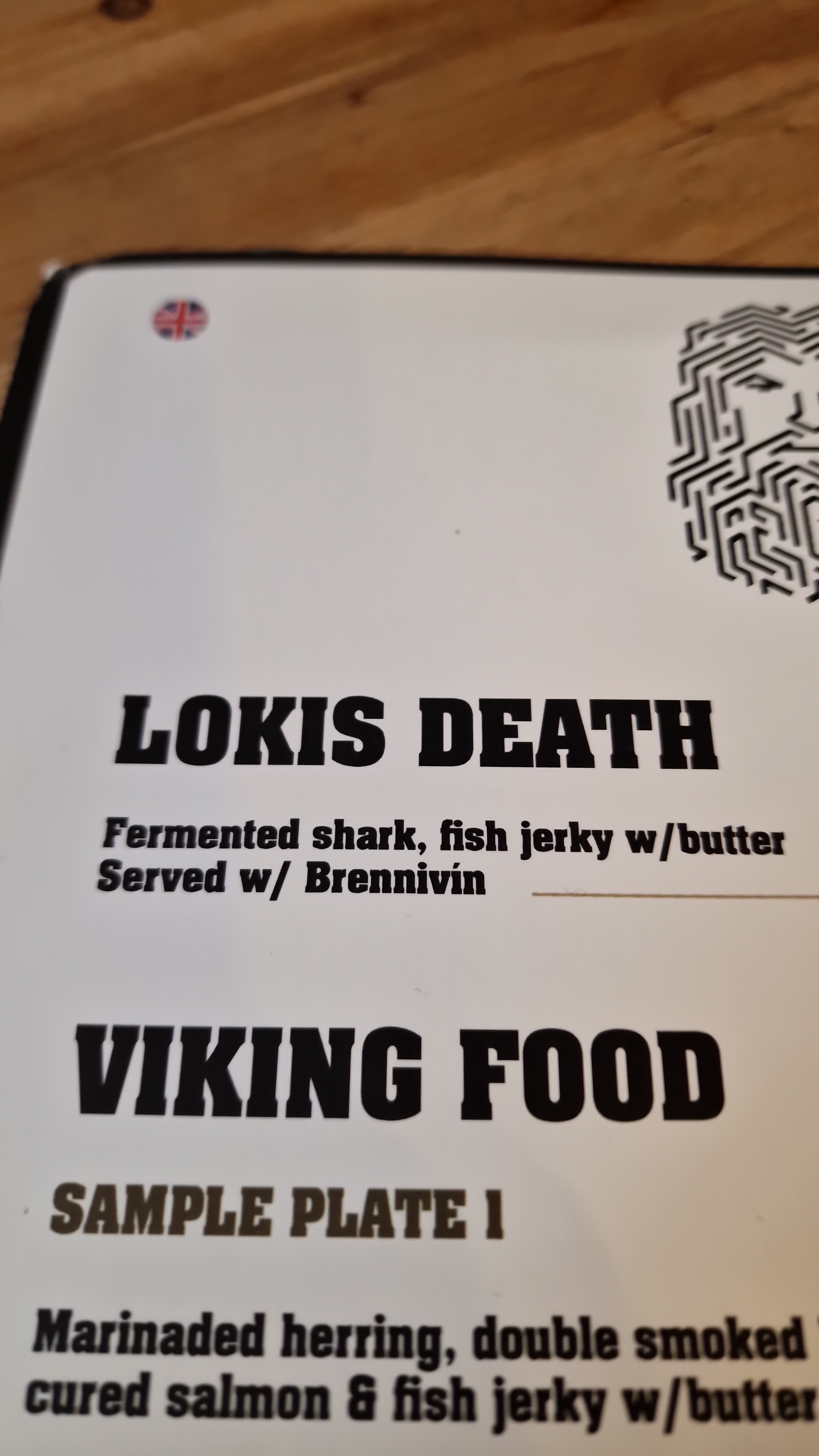 Menu photo of the shark dish