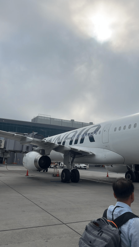 Kuva Finairin lentokoneesta.