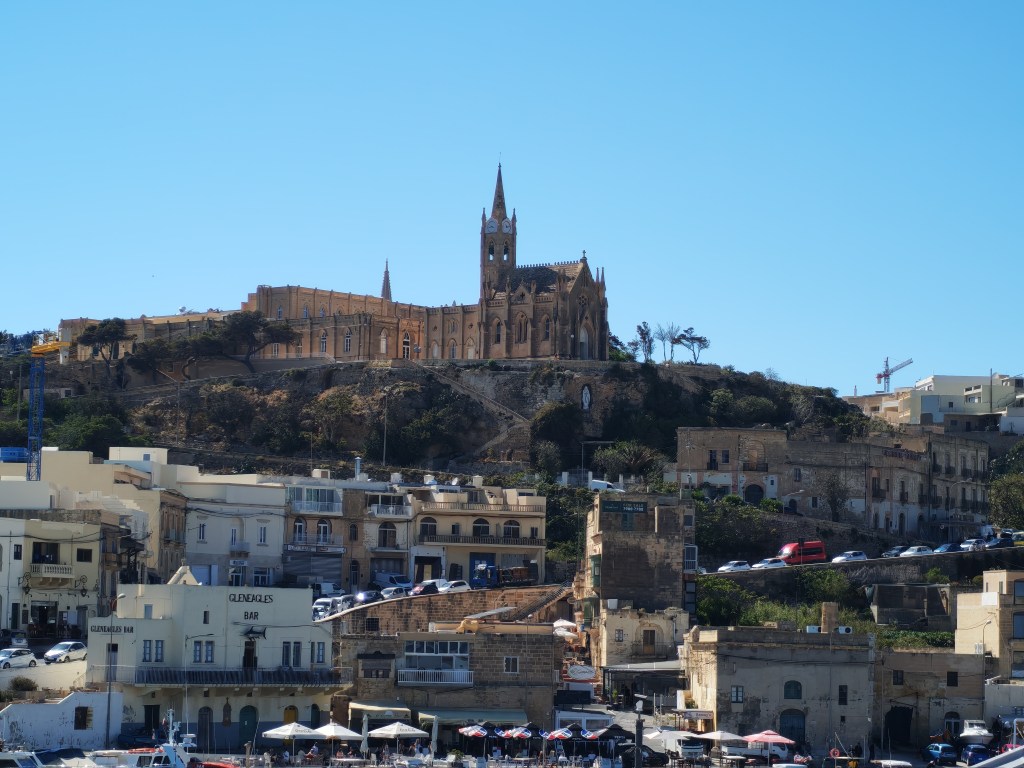 Näkymä Victorian kaupungista Gozolla, Maltalla